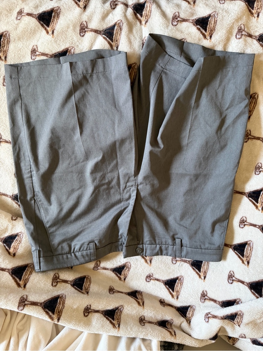 Men's Gray Casual Chino Shorts